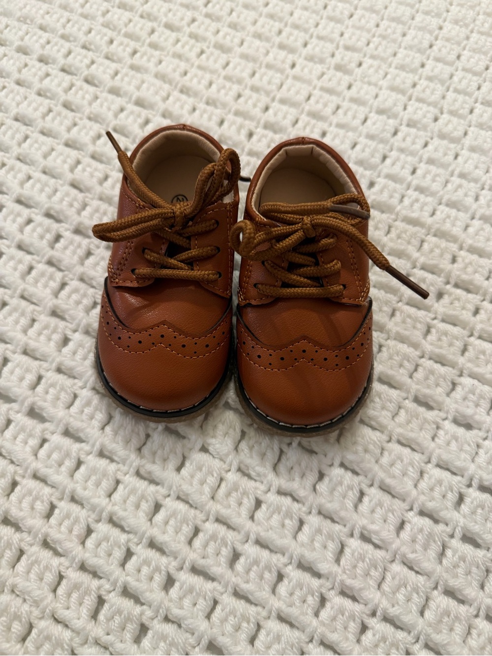 Classic Brown Toddler Oxford Dress Shoes - Kids